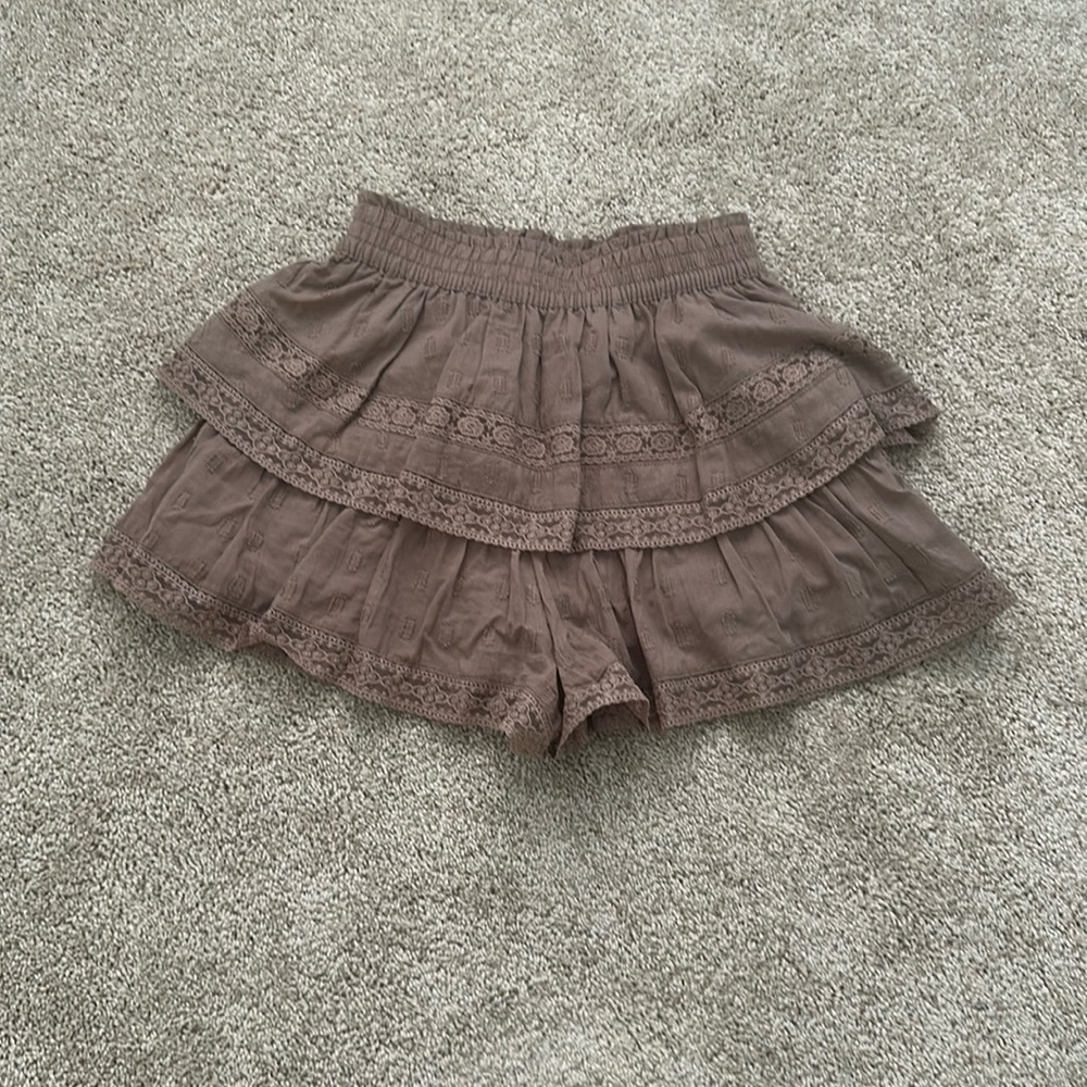 Altar’d State Raleigh Lace Ruffle Shorts